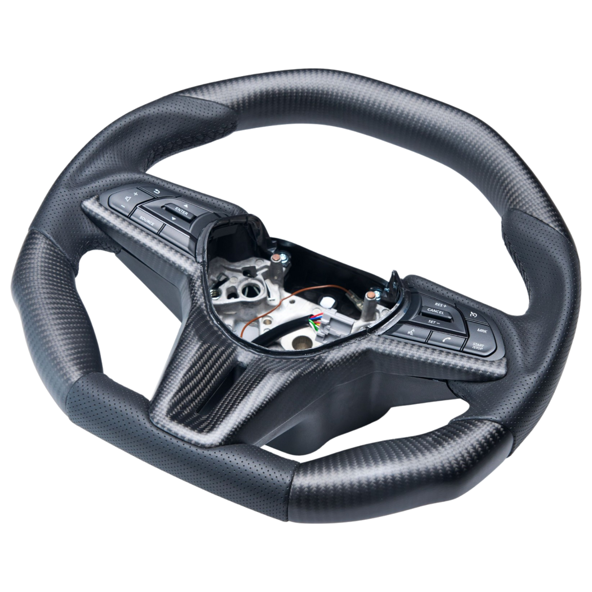 Matte Carbon Steering Wheel to Suit Nissan R35 GTR (2008-2024)