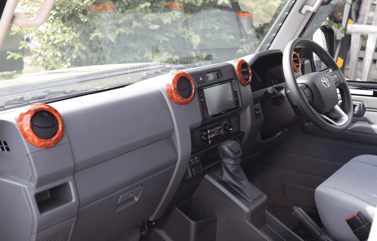 Front Air Vent Rings Covers to suit Toyota LandCruiser 70 Series