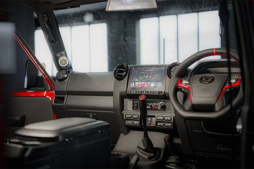 Black Dashboard Upgrade for Toyota 70 Series LandCruiser (2008–2025)