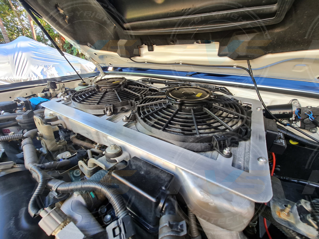 PVS Performance Intercooler Fan Kit to suit Toyota LandCruiser 70 Series / 200 Series
