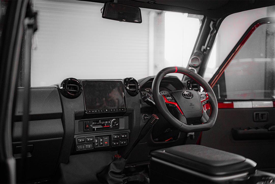 Black Dashboard Upgrade for Toyota 70 Series LandCruiser (2008–2025)