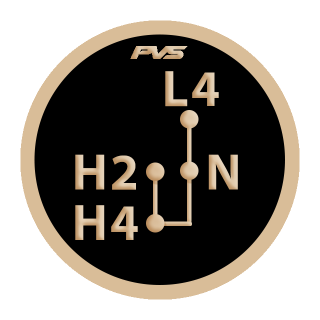 4WD Transfer Selector Replacement Sticker