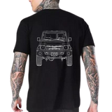 PVS Sketch 4x4 Black T-Shirt