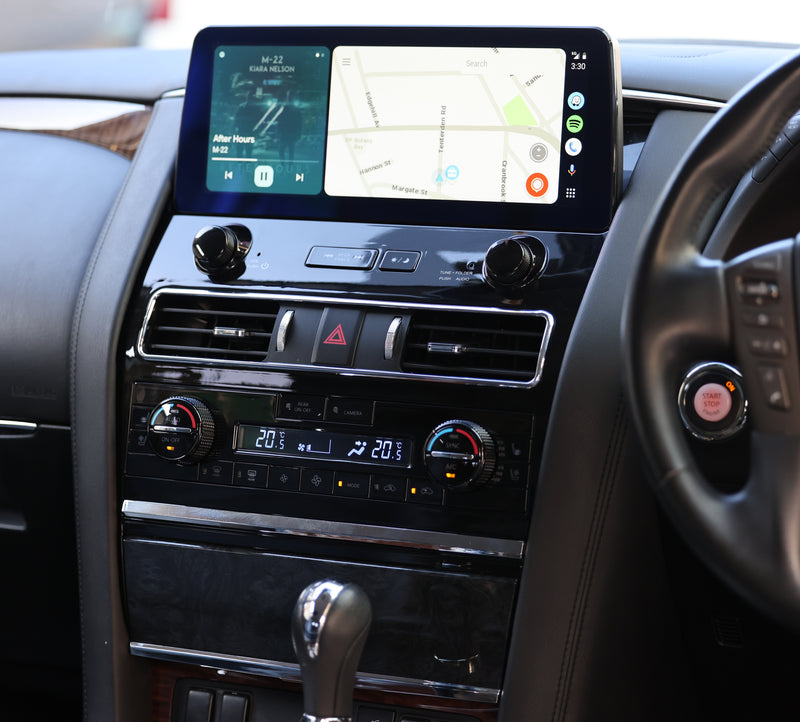 12.3 Inch Multimedia Android/CarPlay Headunit 8GB+256GB to suit Nissan Y62 Patrol **PRE-ORDER FOR JANUARY**