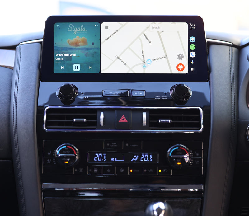 12.3 Inch Multimedia Android/CarPlay Headunit 8GB+256GB to suit Nissan Y62 Patrol **PRE-ORDER FOR JANUARY**