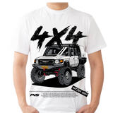 PVS 4x4 White T-Shirt