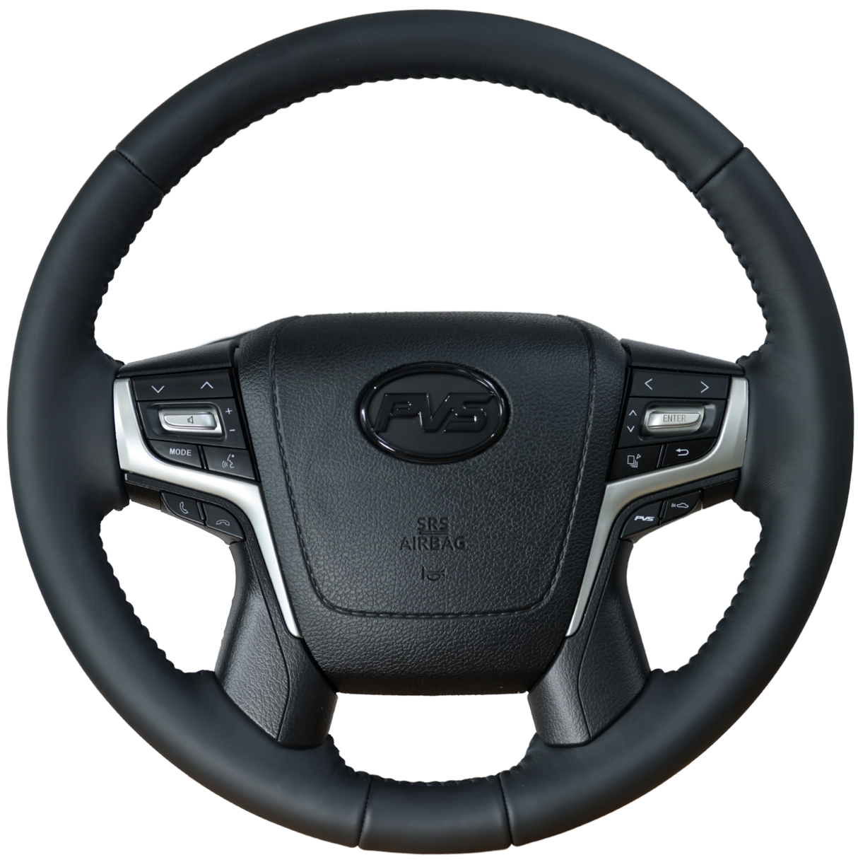 Basic Black Leather Steering Wheel Upgrade Kit for Toyota