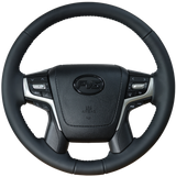 Basic Black Leather Steering Wheel Upgrade Kit for Toyota