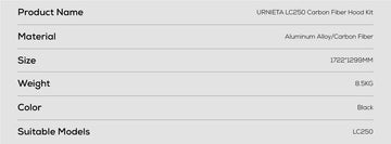 URNIETA Carbon Fibre Hood | 250 Series LandCruiser Prado