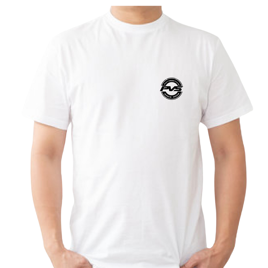 PVS Round Logo White T-Shirt