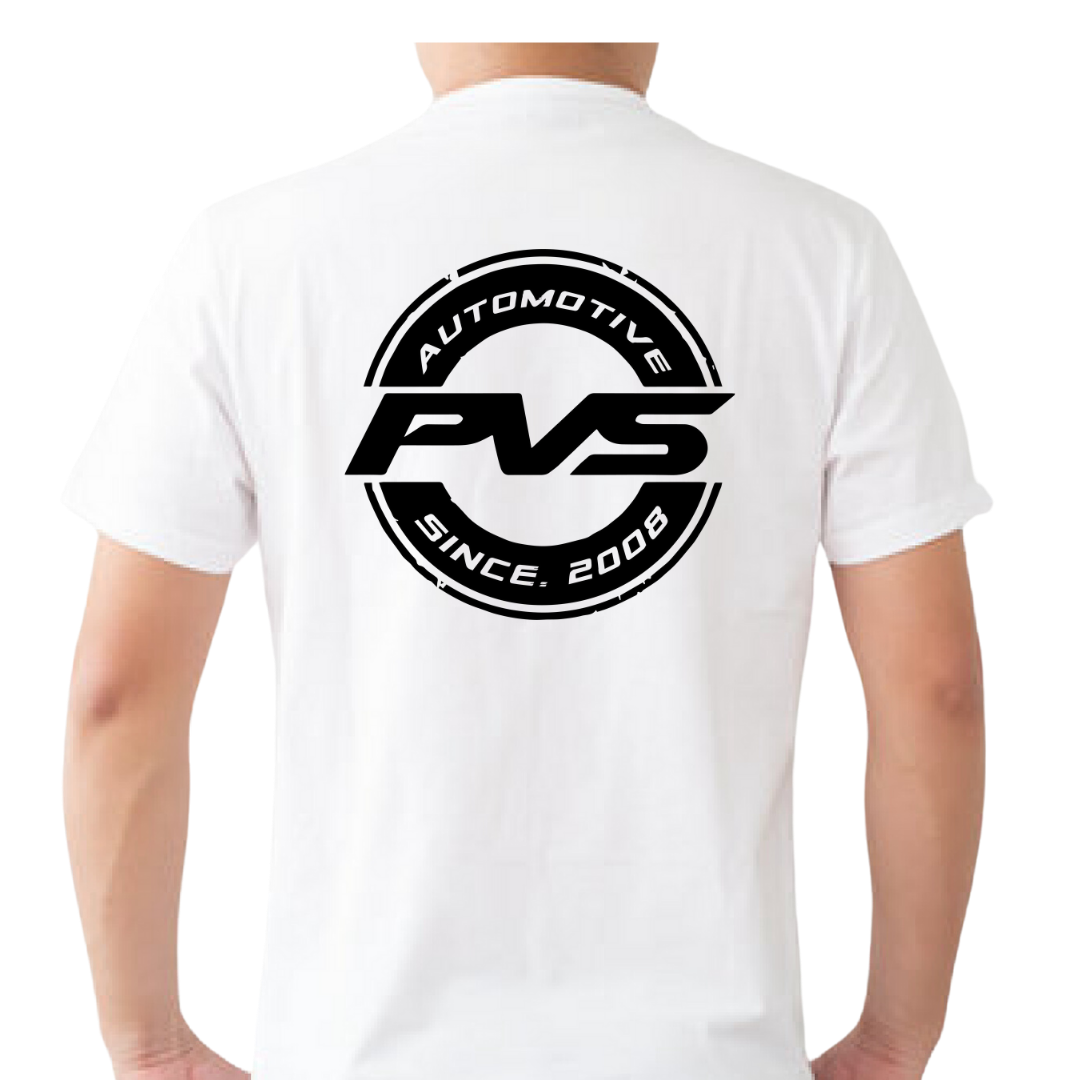 PVS Round Logo White T-Shirt