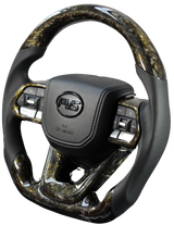 *CLEARANCE* Forged Carbon Gold Flake Steering Wheel Upgrade Kit For Toyota