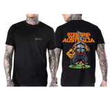 Steering Wheels Australia Black T-Shirt