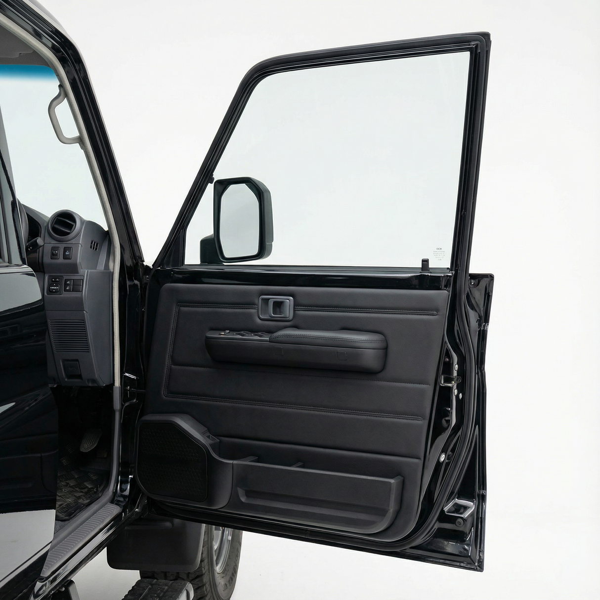 Front + Rear Speaker Door Pods with Pocket to suit Toyota LandCruiser 70 Series
