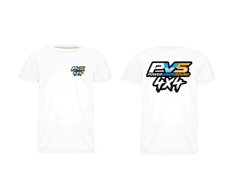 PVS 4x4 White T-Shirt
