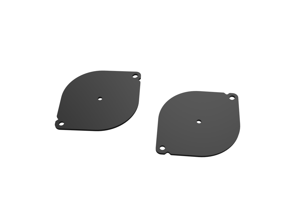 Blank Speaker/Tweeter Mounts To Suit 70 Series Land Cruiser | Pair