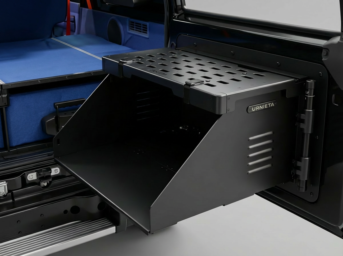 URNIETA Tailgate Drop Down Platform Table| 76 Series LandCruiser Wagon