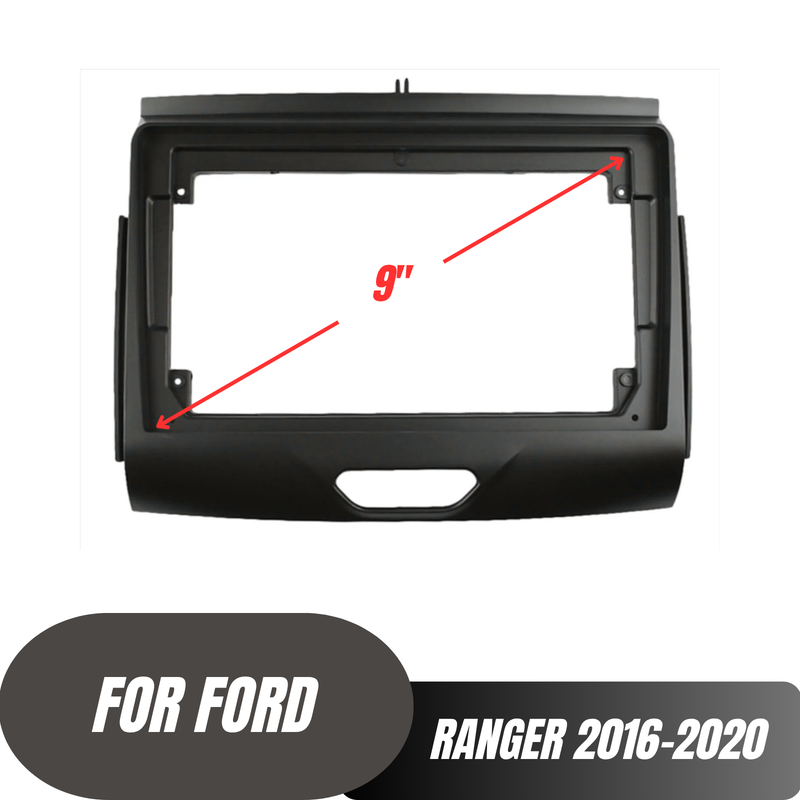 Ford Ranger 2016-2020 Black Fascia Compatible with Aerpro AM9X, Alpine INE-AW409S, Pioneer DMH-AP6650BT & Kenwood DMX0AXS