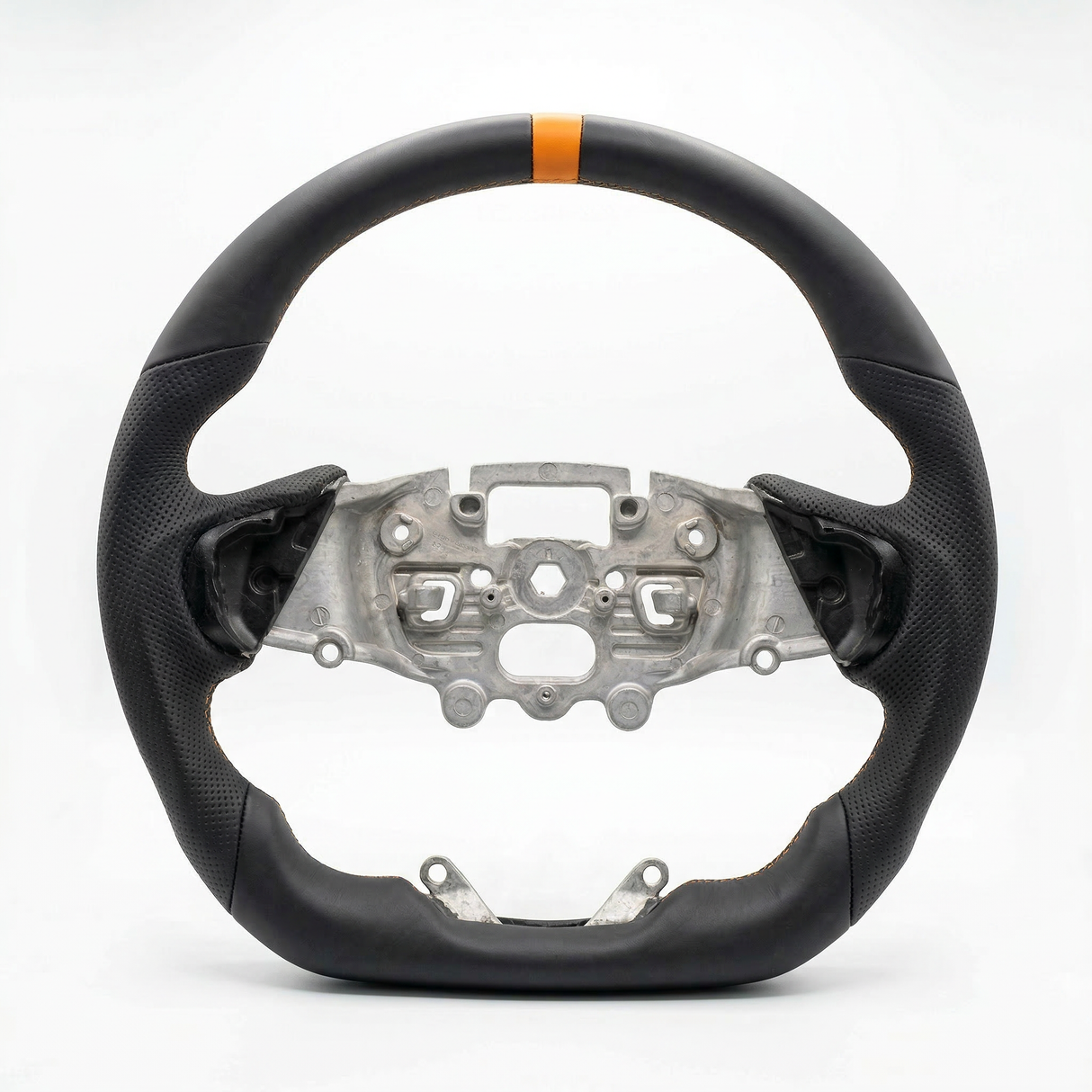 Sports Black Leather With Perforated Sides (Heated) Raptor Style Steering Wheel to suit Ford Ranger PX4
