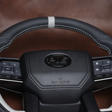 Silver Limited Edition V6 Tundra Style Leather Steering Wheel Upgrade Kit for Toyota