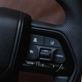 Black Limited Edition V6 Tundra Style Leather Steering Wheel Upgrade Kit for Toyota