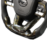 *CLEARANCE* Forged Carbon Gold Flake Steering Wheel Upgrade Kit For Toyota