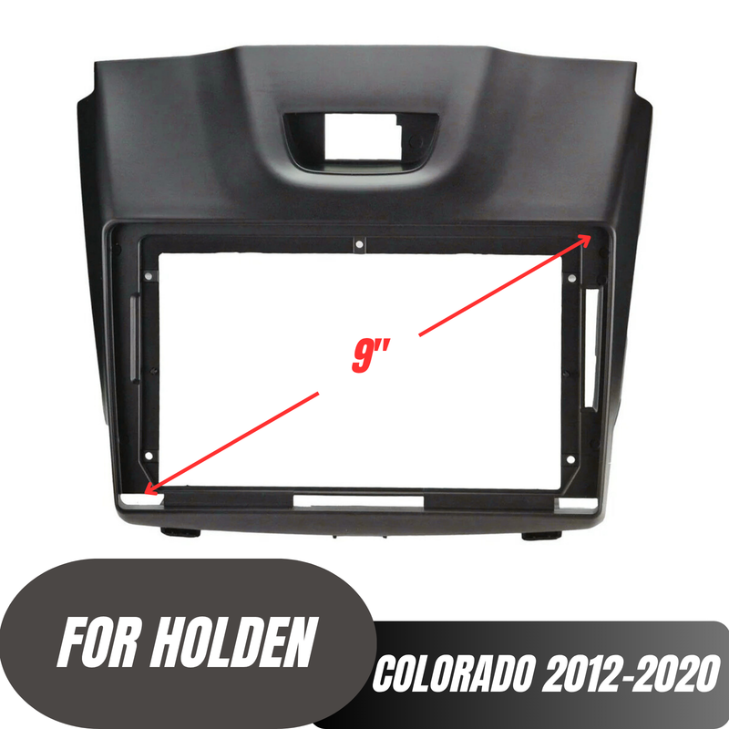 Isuzu Dmax & Holden Colorado (2012-2020) Fascia Compatible with Aerpro AM9X, Alpine INE-AW409S, Pioneer DMH-AP6650BT & Kenwood DMX0AXS