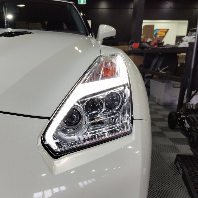 Headlight Upgrade to suit Nissan R35 GTR 2008-2023 (PAIR) **PRE-ORDER FOR JANUARY**