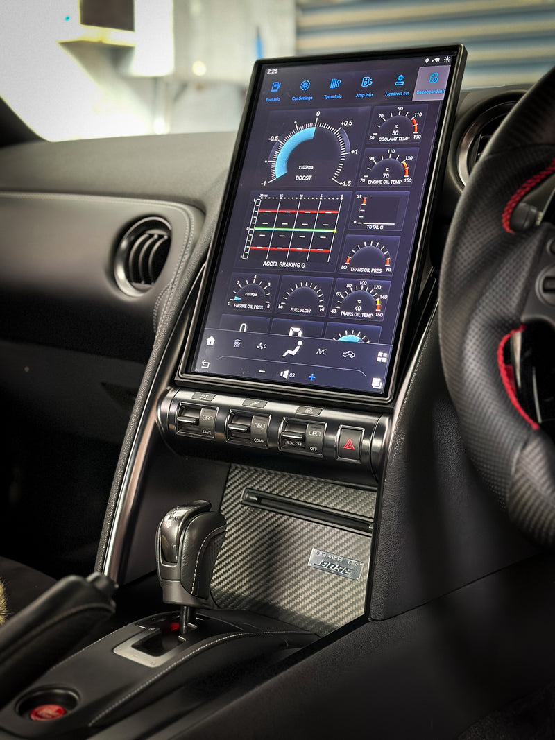 Godzilla 14.5″ Wireless Apple CarPlay & Android Auto for Nissan R35 GTR 2008-2016