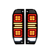 Smoked Halo LED Tail Lights Plug n Play for Toyota Landcruiser 71/73/75/78 Series