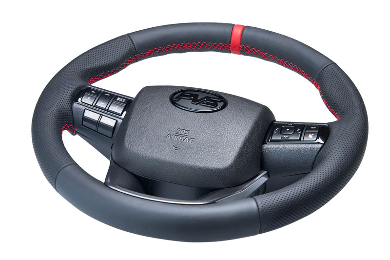 N80 Hilux GRS Black Leather Steering Wheel Kit