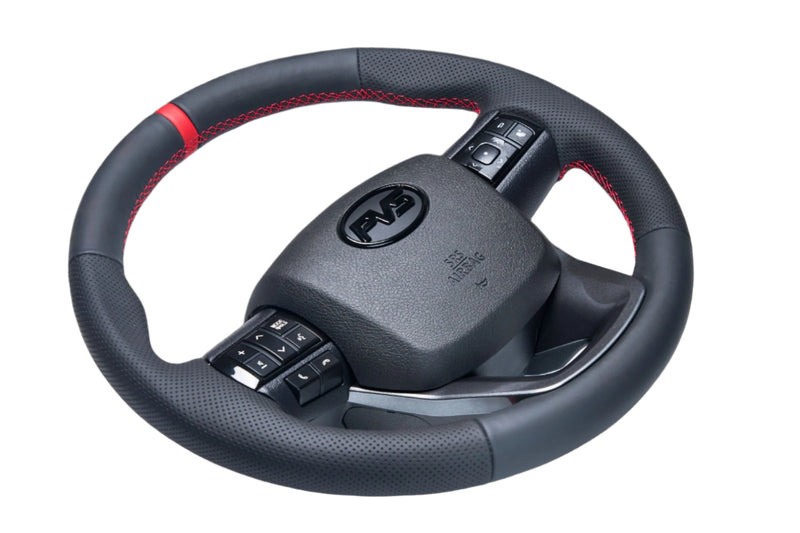 N80 Hilux GRS Black Leather Steering Wheel Kit