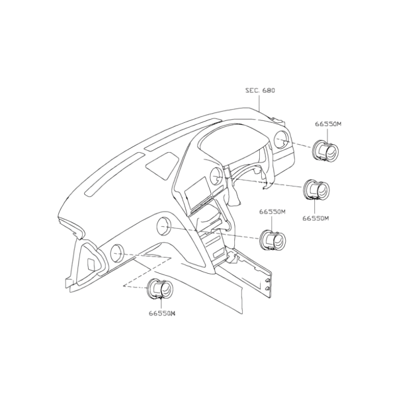 Genuine Nissan Instrument Dash Panel Assembly Fits R35 GTR (2007-2016)