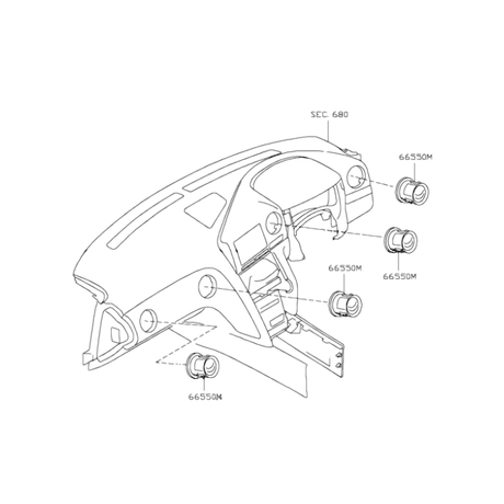 Genuine Nissan Instrument Dash Panel Assembly Fits R35 GTR (2007-2016)