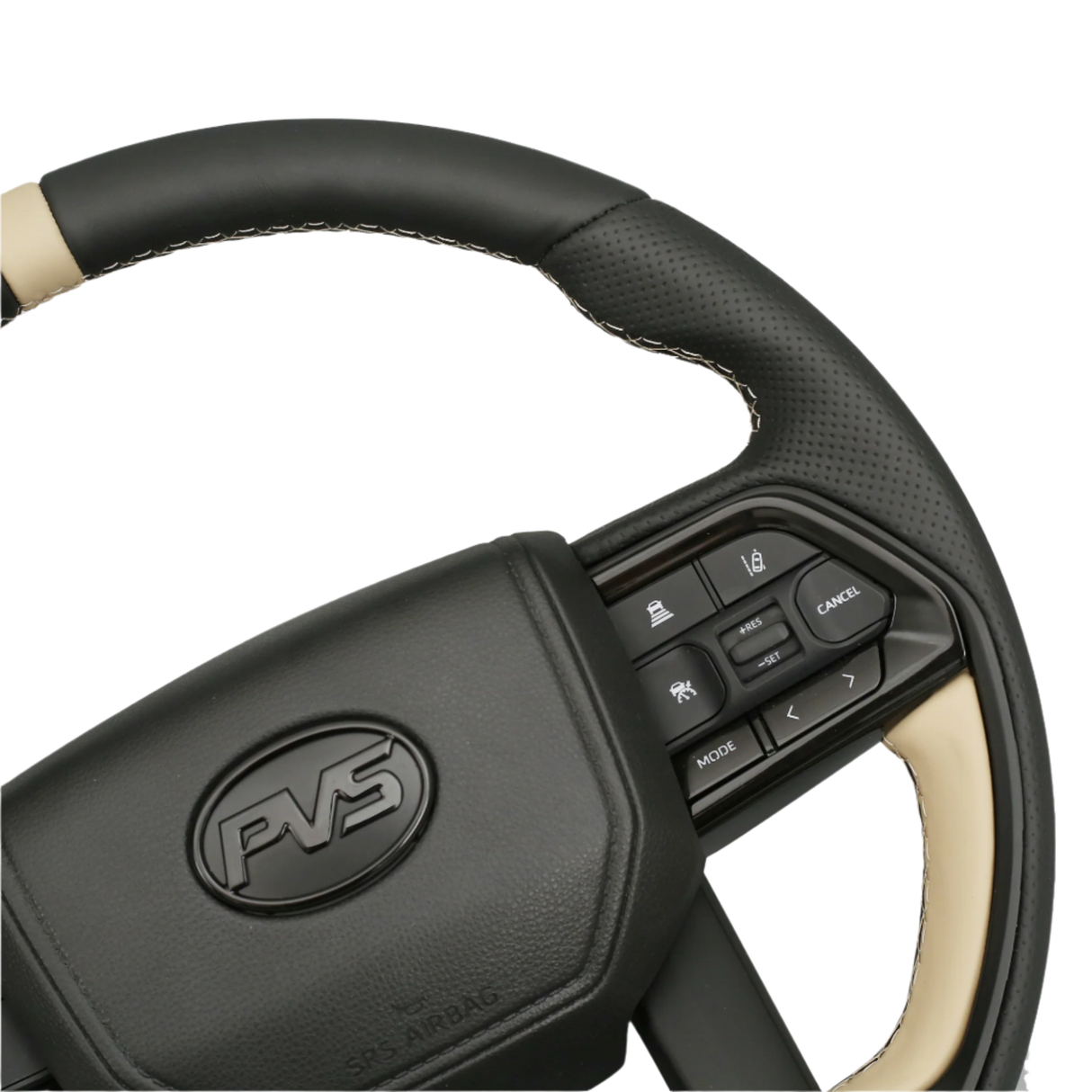 Sandy Taupe Limited Edition V6 Leather Steering Wheel Upgrade Kit for Toyota