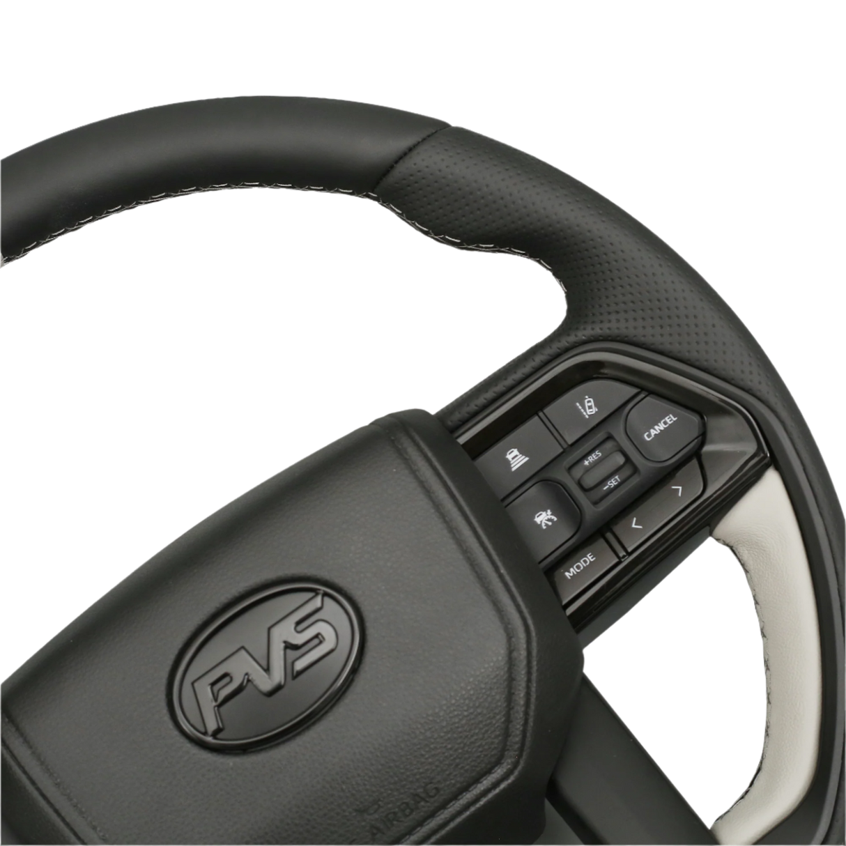 Silver Limited Edition V6 Tundra Style Leather Steering Wheel Upgrade Kit for Toyota