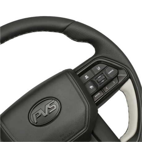 Silver Limited Edition V6 Tundra Style Leather Steering Wheel Upgrade Kit for Toyota