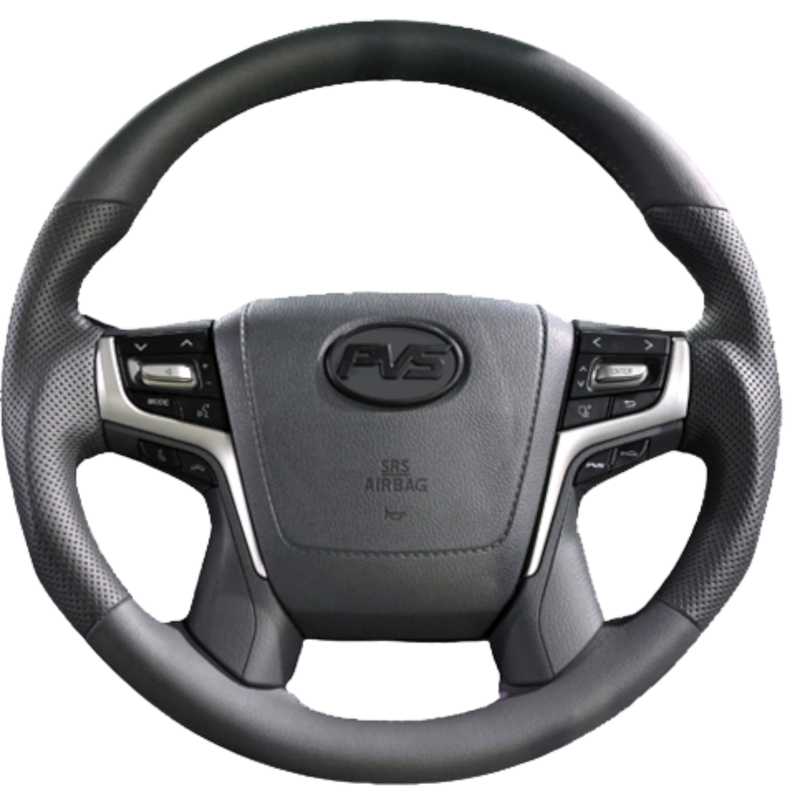 Sports Grey Leather with Perforated Sides Steering Wheel Kit **PRE-ORDER FOR MAY**