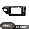 Toyota Hilux N80 2015+ Black Fascia Compatible with Aerpro AM9X, Alpine INE-AW409S, Pioneer DMH-AP6650BT & Kenwood DMX0AXS