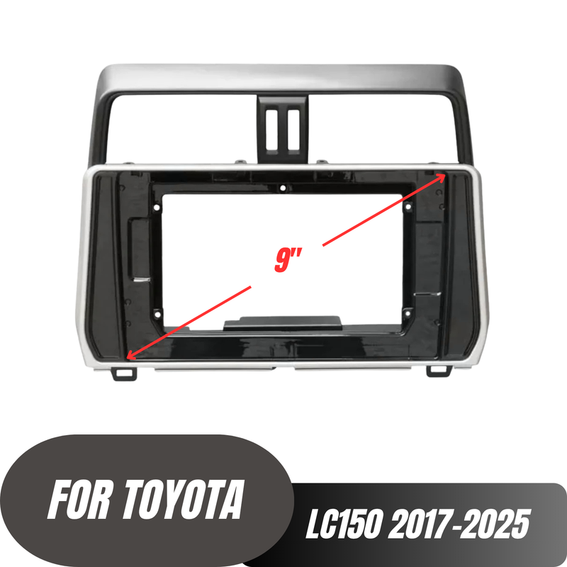 Toyota Prado 2017+ Fascia Compatible with Aerpro AM9X, Alpine INE-AW409S, Pioneer DMH-AP6650BT & Kenwood DMX0AXS
