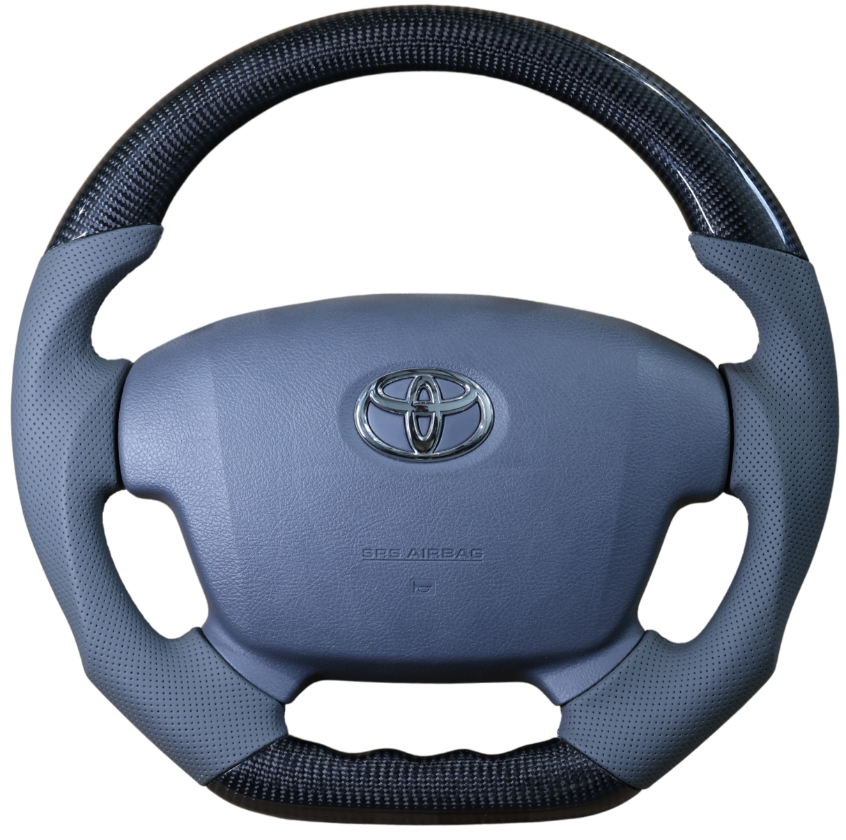 OEM Traditional Carbon Grey Leather Steering Wheel Core for Toyota