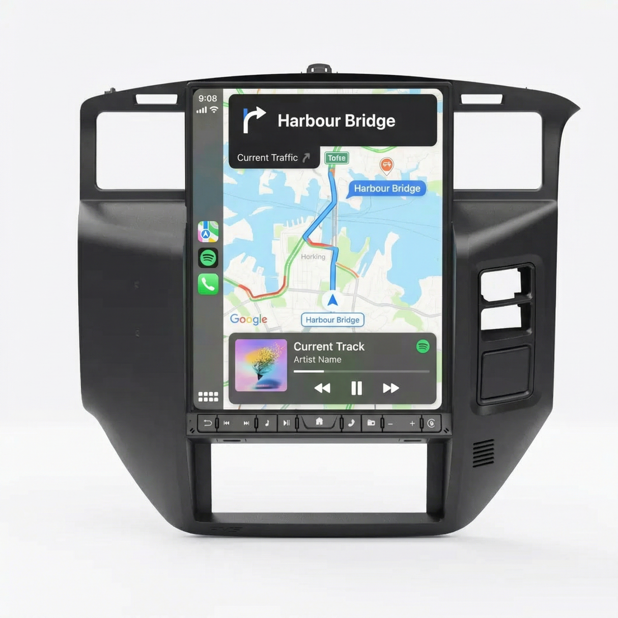 12.1 inch Multimedia Headunit to suit Nissan Y61 GU Patrol 2004 - 2016