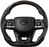 *CLEARANCE* Forged Carbon Gold Flake Steering Wheel Upgrade Kit For Toyota