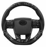Forged Carbon GRS Black Leather Steering Wheel for Upgrade Kit For Toyota
