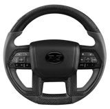 Elite Traditional Carbon Grey Leather Steering Wheel Upgrade Kit for Toyota