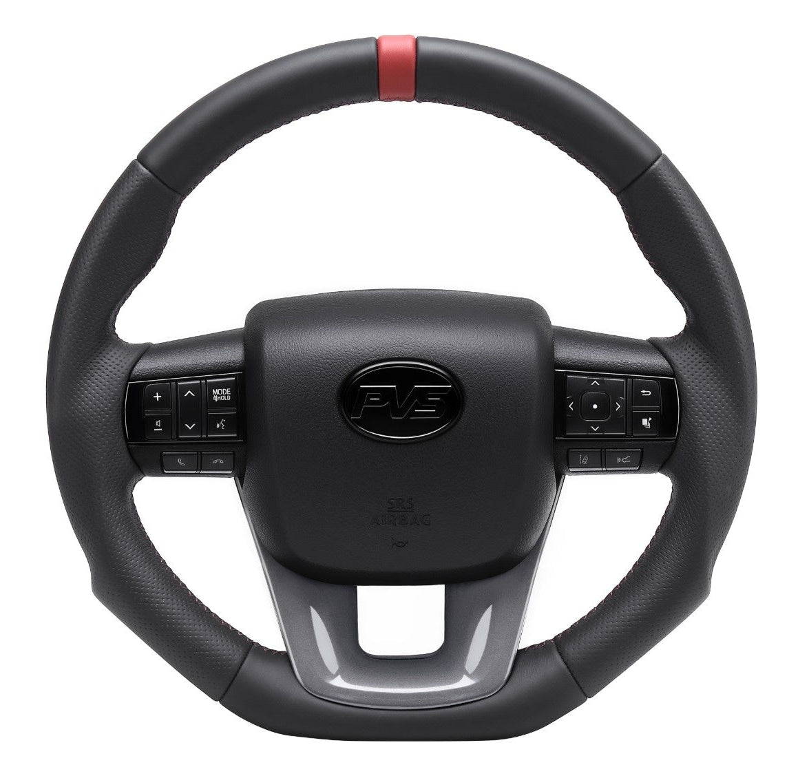 GRS Merlot Red Leather Steering Wheel Upgrade Kit For Toyota