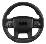 Elite Traditional Carbon Black Leather V6 Steering Wheel Upgrade Kit for Toyota