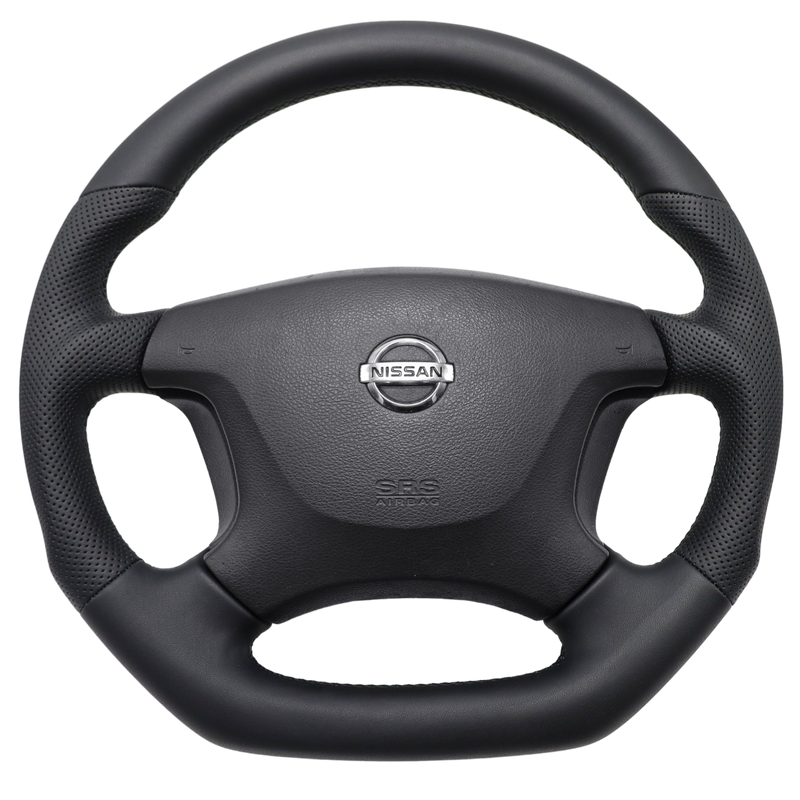 Sports Black With Perforated Sides Steering Wheel Core for Nissan Y61 GU Patrol **PRE-ORDER FOR APRIL**