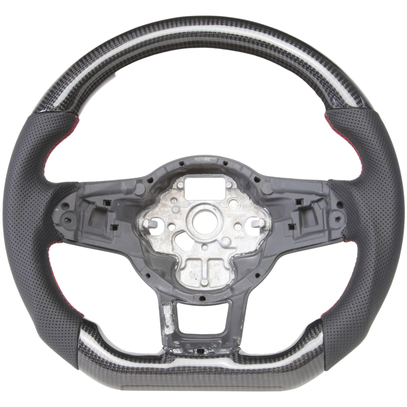 Carbon Fibre Steering Wheel to suit VW Passat, Tiguan & Golf R GTI Mk7 & Mk7.5 **MADE TO ORDER**