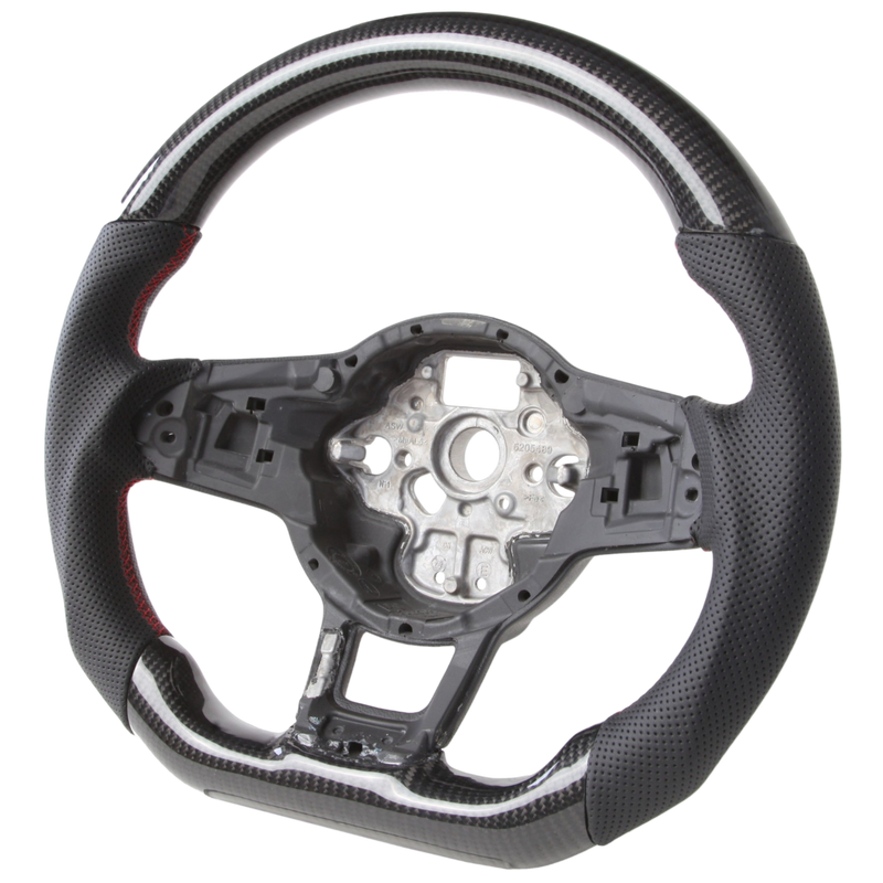Carbon Fibre Steering Wheel to suit VW Passat, Tiguan & Golf R GTI Mk7 & Mk7.5 **MADE TO ORDER**